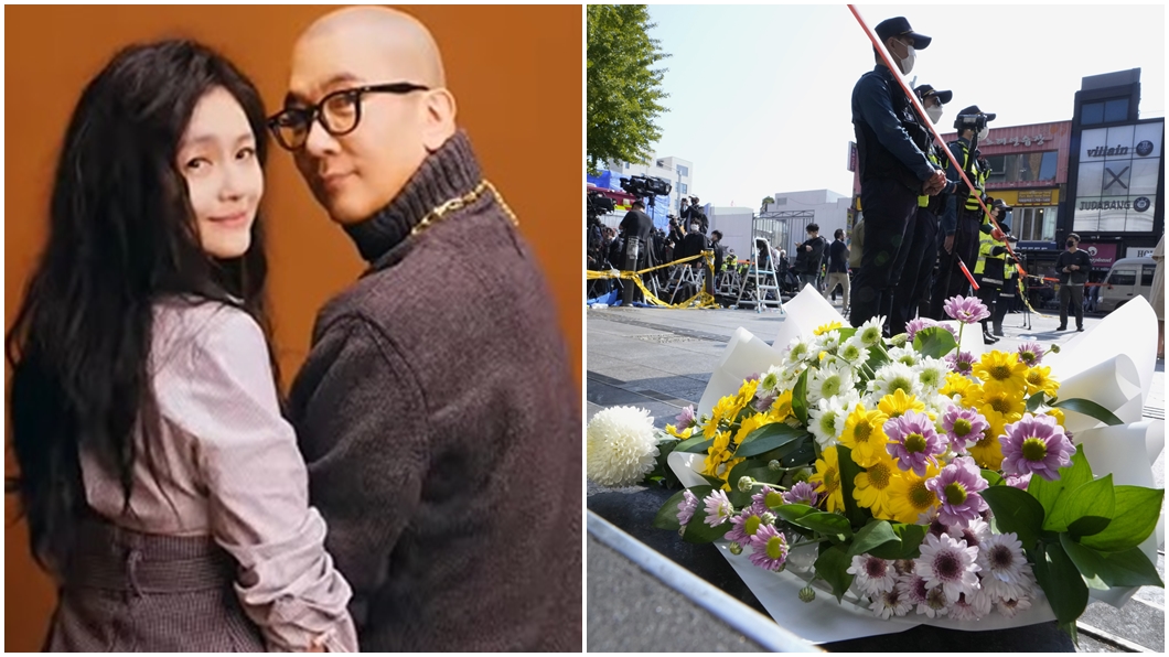 百人魂斷梨泰院!韓國媳婦大S攜尪 曬「黑底白字」急發聲