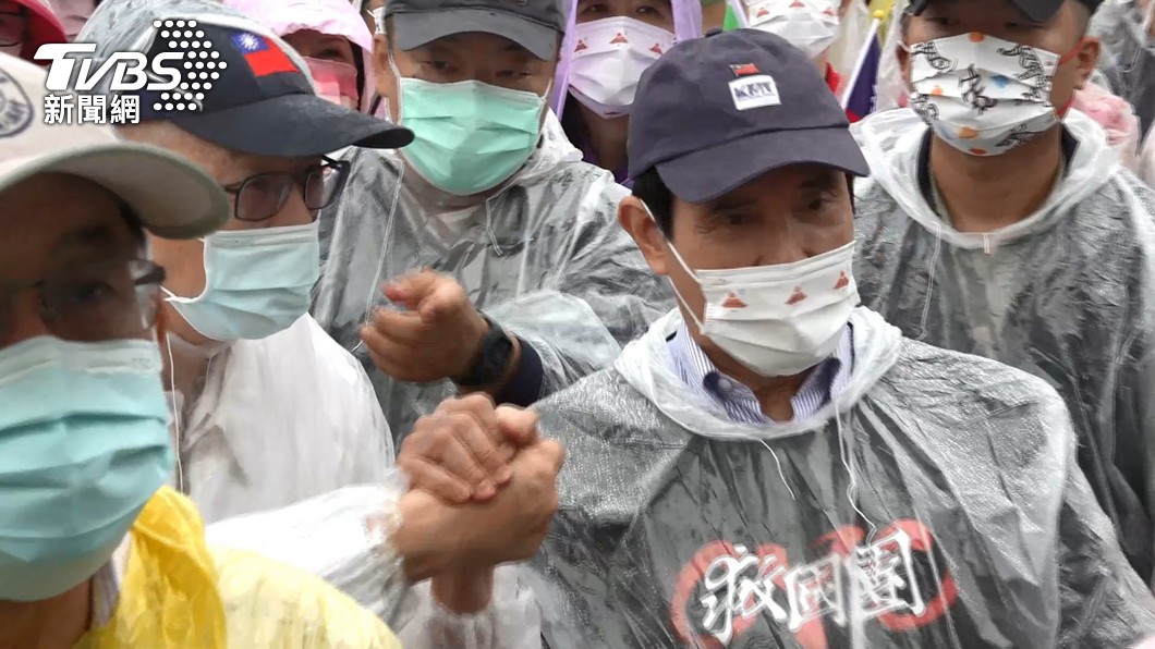 救國團上街遊行抗議。（圖／TVBS）