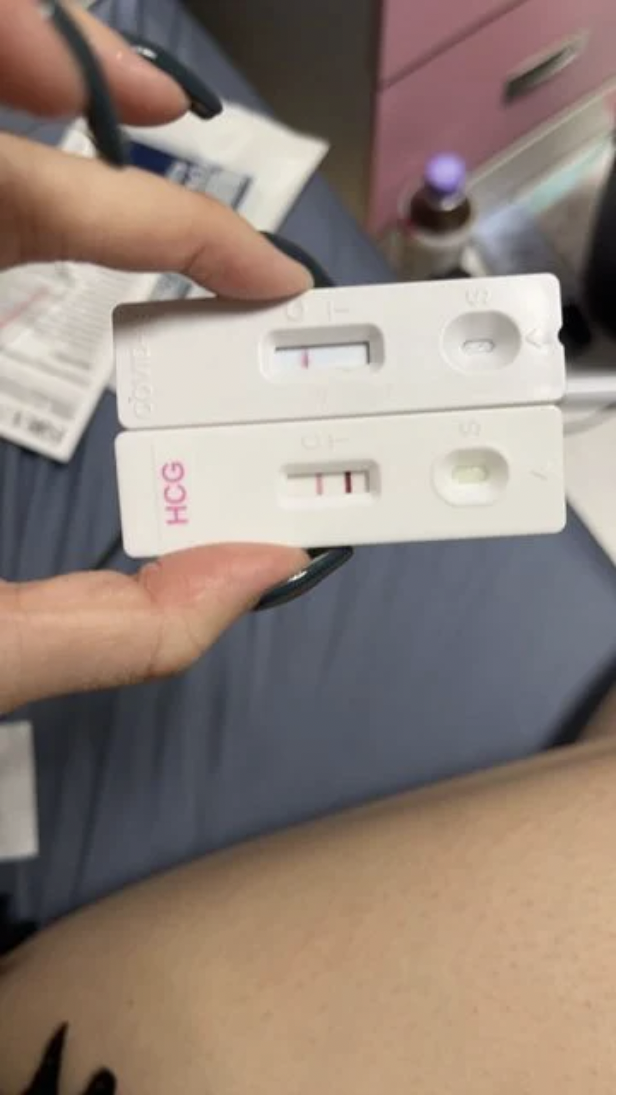 原PO分享,自己懷孕了但沒有確診。(圖/翻攝自Dcard)