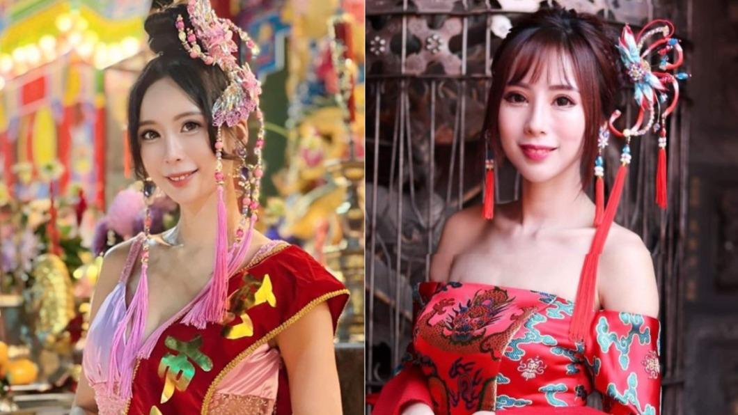 林甄馨經常在宮廟擔任禮生。(圖/翻攝自林甄馨臉書)