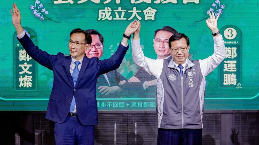 台積電選址在桃園龍潭園區由「雙鄭」推動。（圖／鄭運鵬競辦提供）