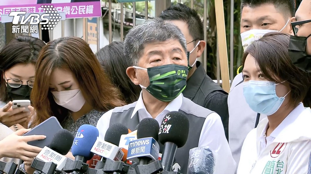 民進黨台北市長候選人陳時中。（圖／TVBS資料畫面）
