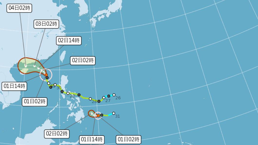今上午共伴降雨仍明顯　午後水氣趨緩明轉多雲