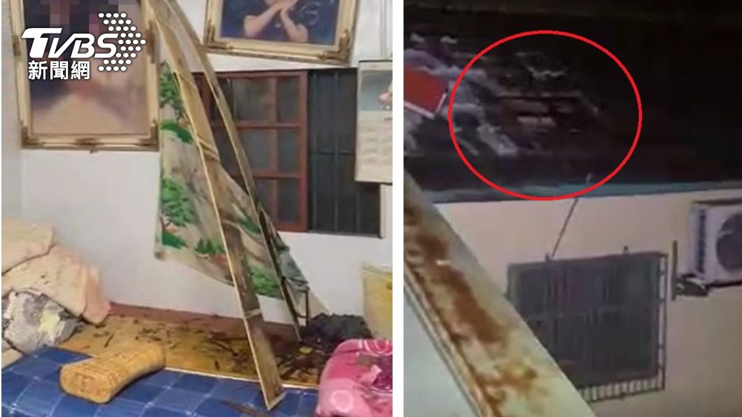 屋頂搬開瓦片!賊從天降偷收藏 屋主火大:是哈特利嗎