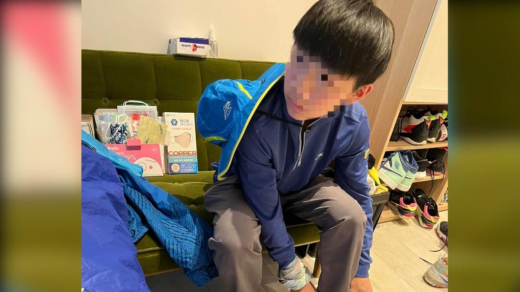 陶晶瑩兒子即將去爬合歡山。(圖/翻攝自陶晶瑩臉書)
