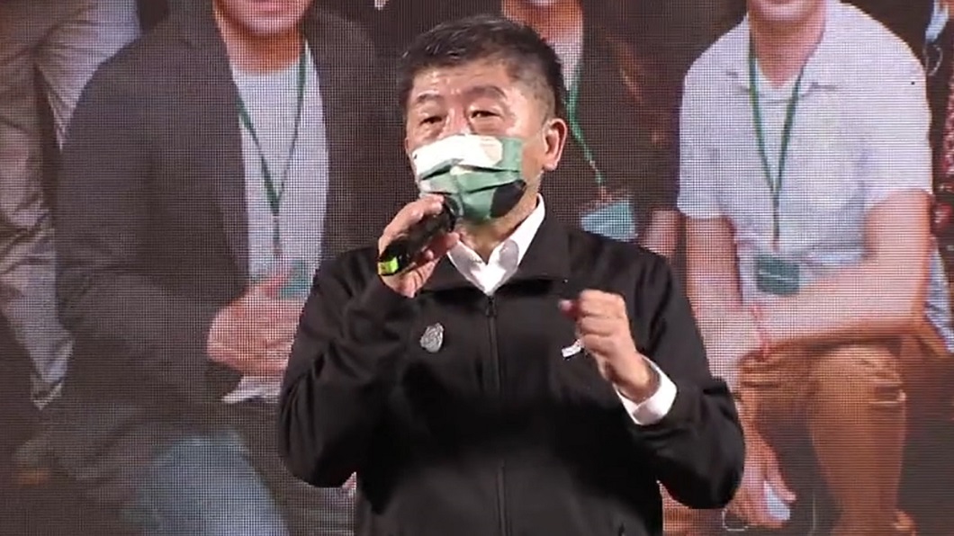 陳時中今晚舉行第7場廟口開講。(圖/翻攝自陳時中臉書直播)