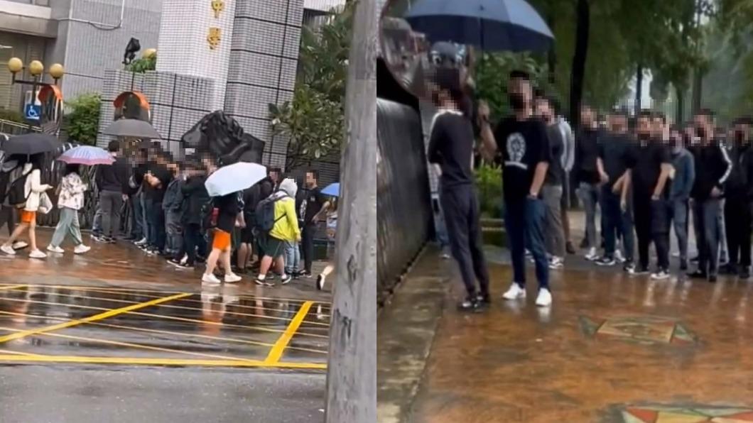 女兒IG與人結怨!母揪10多名黑衣人 守育成高中校門「等妳下課」