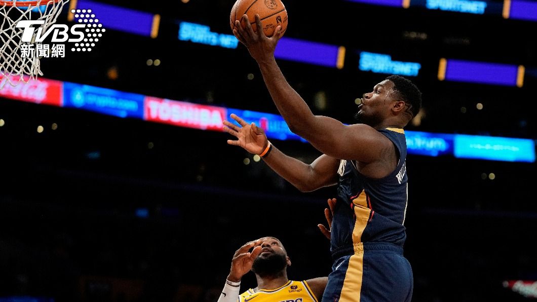 鵜鶘威廉森(Zion Williamson)攻下27分5籃板7助攻。(圖/達志影像美聯社)