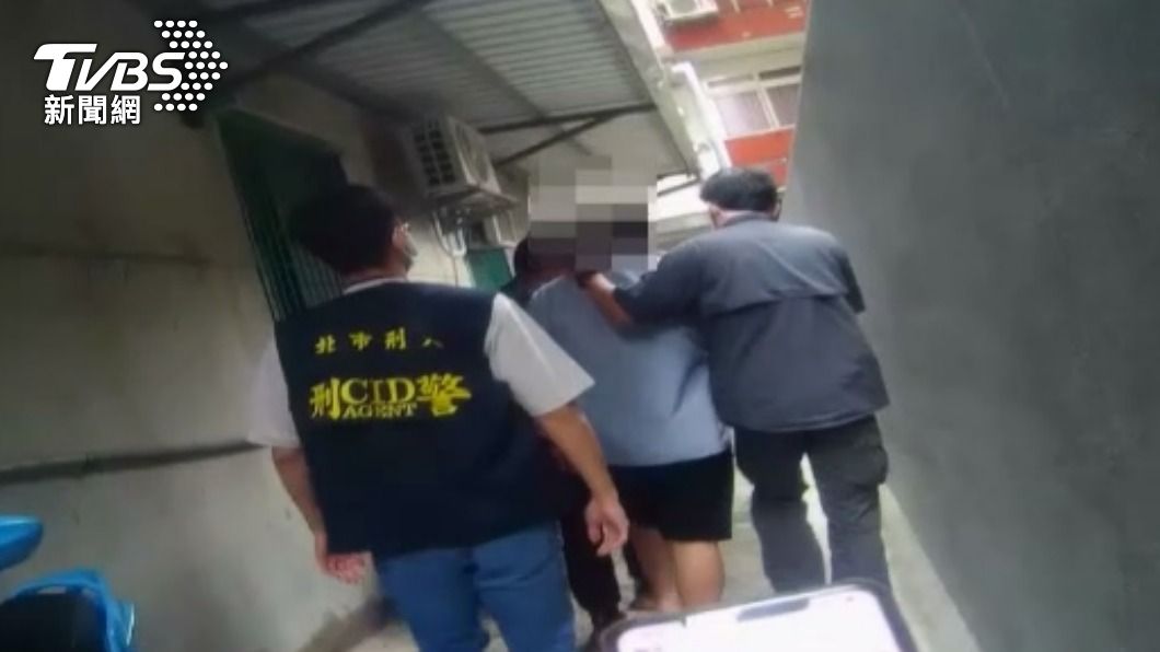 北市刑大2日將人查緝到案。(圖/TVBS)