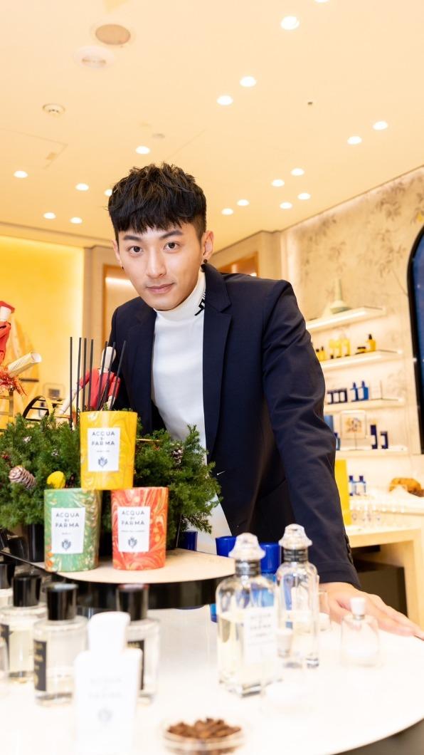 鍾岳軒出席義大利香氛品牌活動。（圖／爵思國際提供）