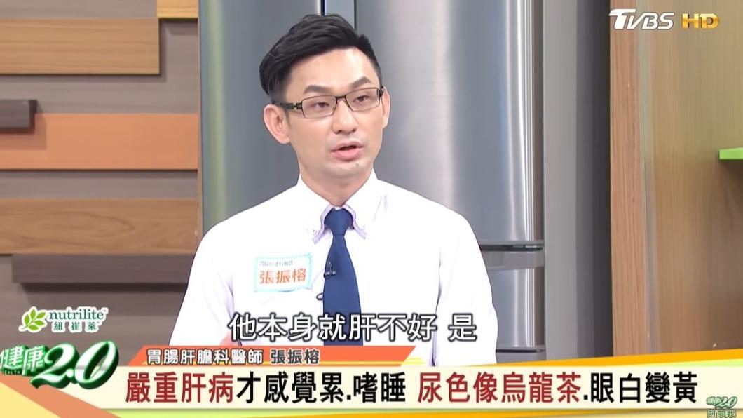 張振榕提醒肝硬化患者千萬不要亂進補。（圖／翻攝自「健康2.0」YouTube）