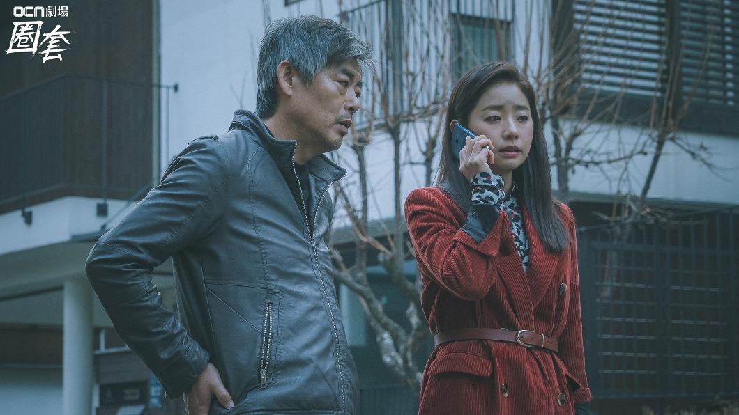 林華映(右)與成東鎰有多場對手戲。(圖/八大提供)