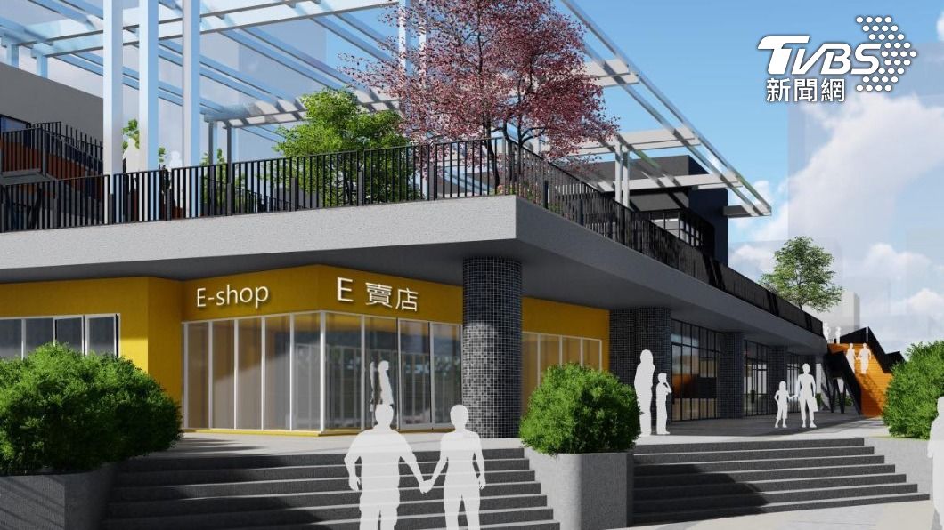 嶄新亮麗的市場空間 圖/竹北市公所提供