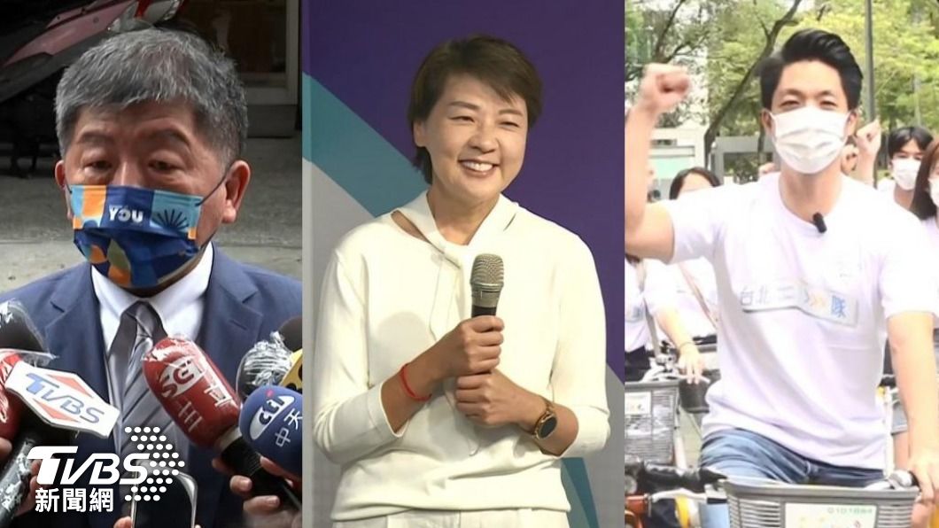 三位台北市長候選人陳時中、黃珊珊、蔣萬安今日下午將展開精采辯論。(圖/TVBS資料照)