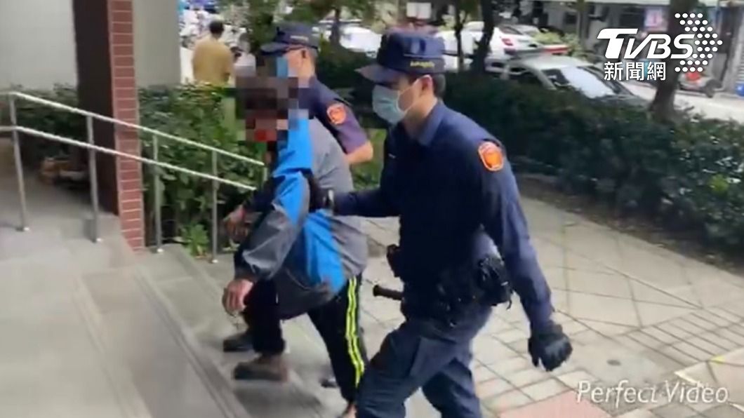 男子當天就被警方拘提到案。(圖/TVBS)