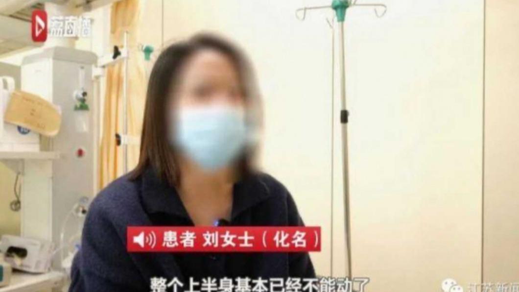劉女指出,吃完後到了半夜,胃卻開始不對勁,一度想吐。(圖/翻攝自微博)