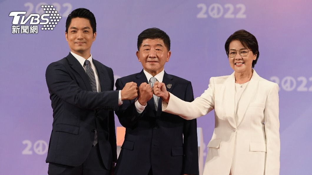 唯一一場台北市長選舉電視辯論會於昨天舉行，3方激烈交鋒。（圖／TVBS資料畫面）