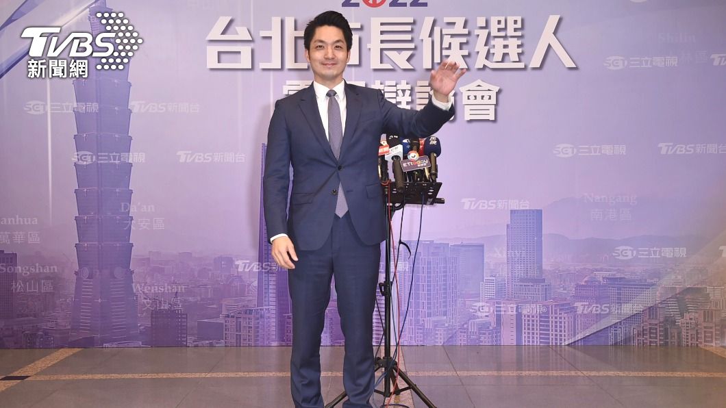國民黨台北市長候選人蔣萬安。(圖/TVBS)