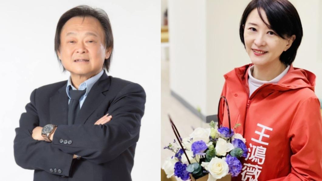 王世堅(左)、王鴻薇(右)。(圖/翻攝自王世堅、王鴻薇臉書)