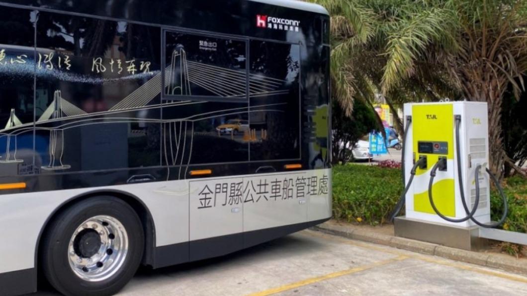 特爾電力在金門為Model T規劃一座2槍100kW快充站。(圖/翻攝自特爾電力)