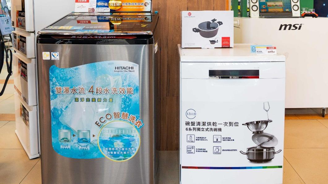 冰箱、洗衣機7折起。(圖/業者提供)