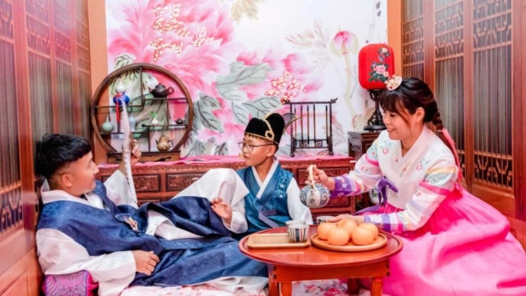 古裝場景如穿越朝鮮宮廷。(圖/我不是黃臉婆,我是韓國黃太太提供)