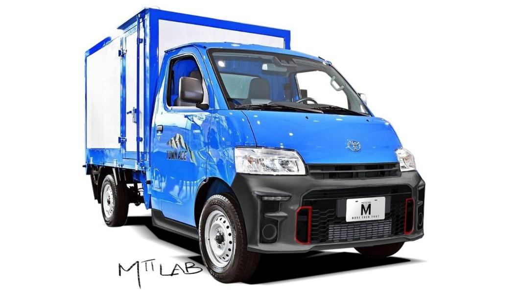 MTT Lab Town Ace運動化空力套件造型相當接近GRMN Yaris前保桿設計。(圖/MTT Lab)