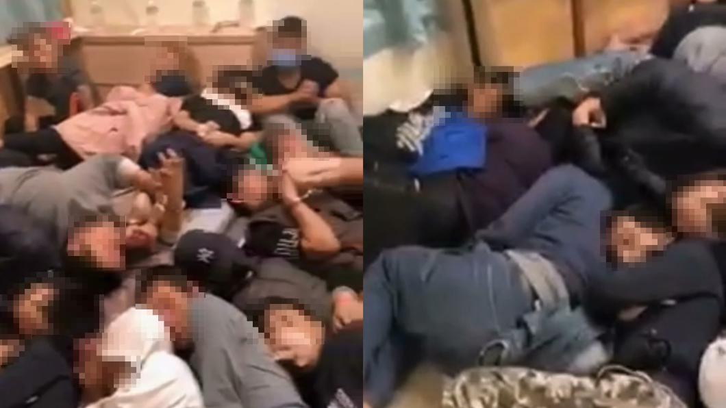 拘禁影像曝!26名被害人擠在小房間 遭上銬矇眼嘴塞毛巾