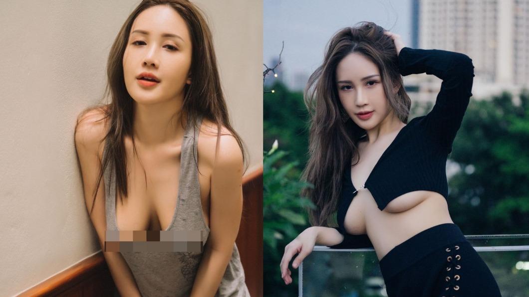 多圖/寫真女郎「謎樣激凸」尺度超大! E胸只貼葉子兇猛照外洩