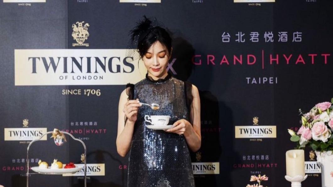 蔡淑臻出席茶品牌活動。(圖/翻攝自IG@janel.tsai)