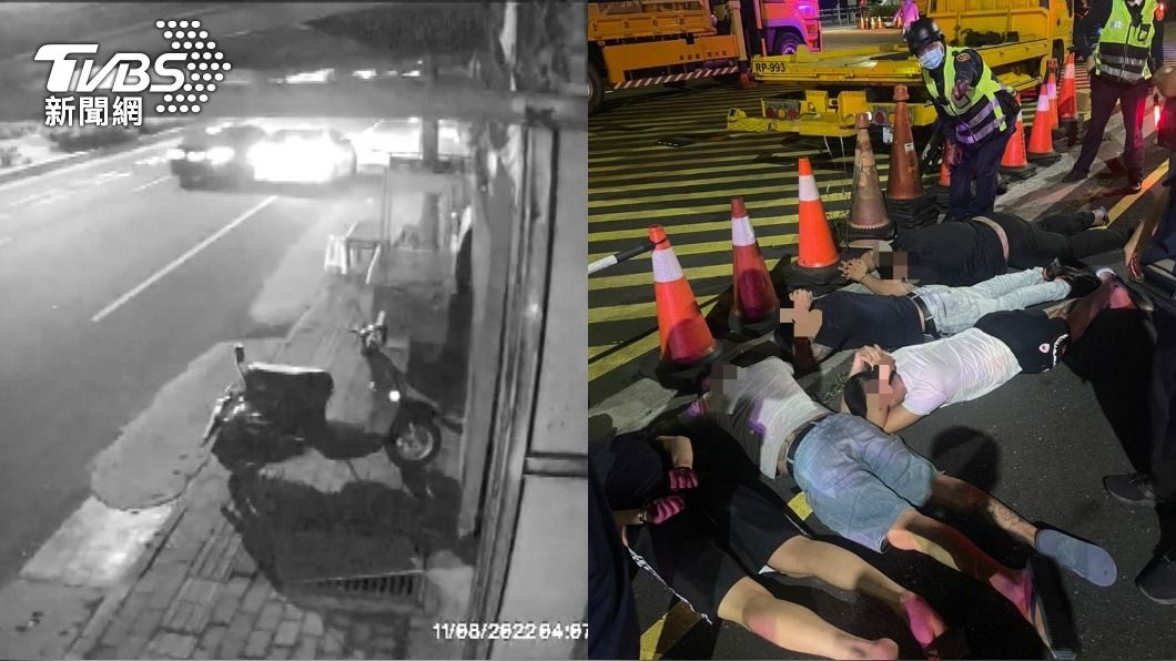 囂張連轟15槍!警緩撞車攔截 高雄5嫌逃台東落網