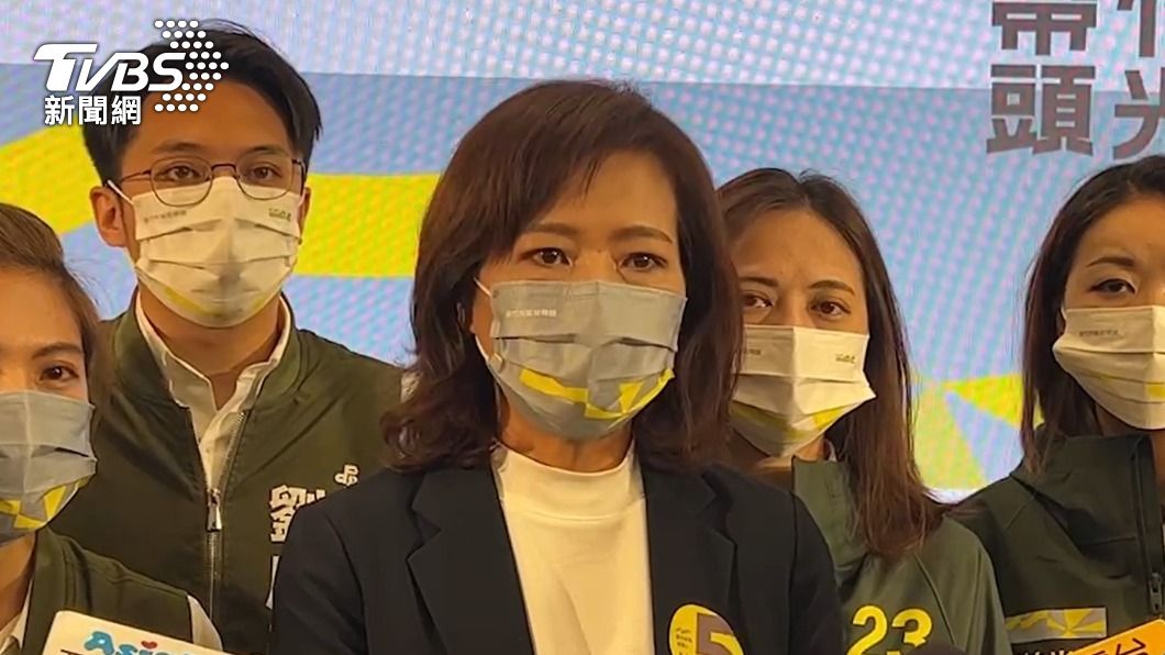 民進黨新竹市長候選人沈慧虹。(圖/TVBS)