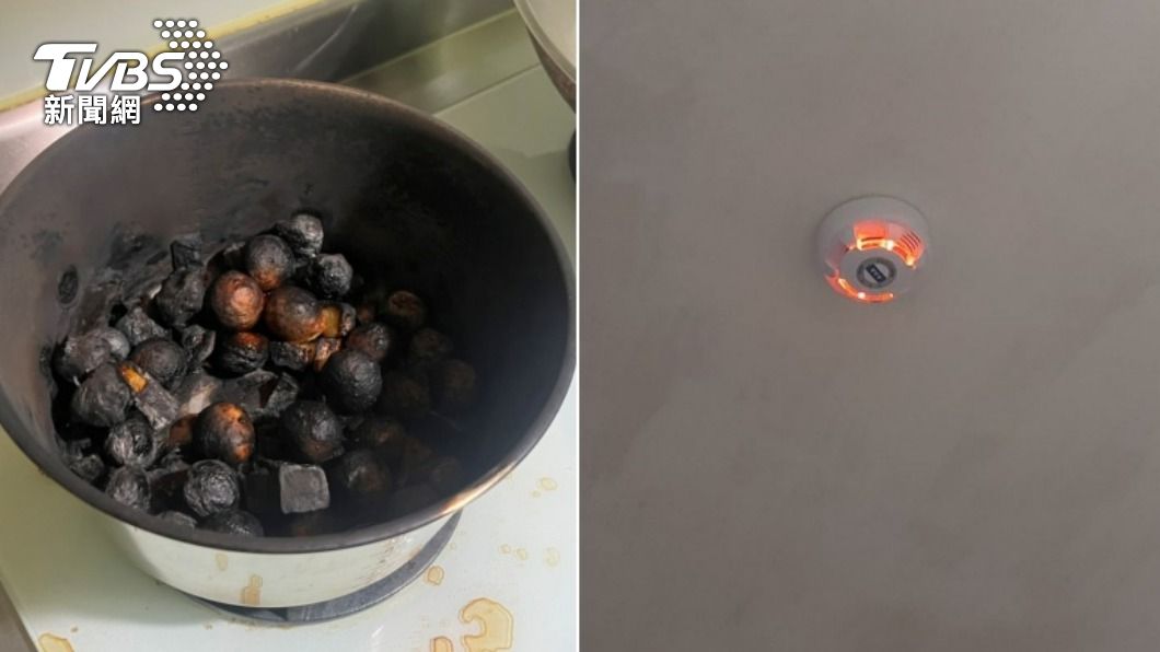 新北市昨日傳出2起住宅火警,皆是住戶未關爐火所致,所幸觸發住警器才未造成傷亡。(圖/TVBS)