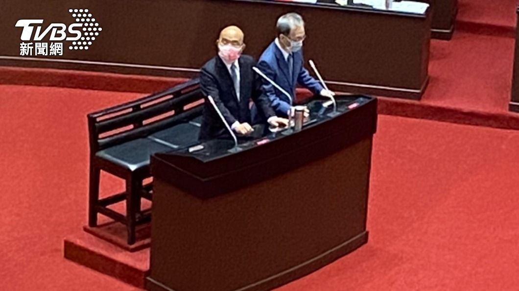 行政院長蘇貞昌今赴立法院備詢。（圖／林至柔攝）