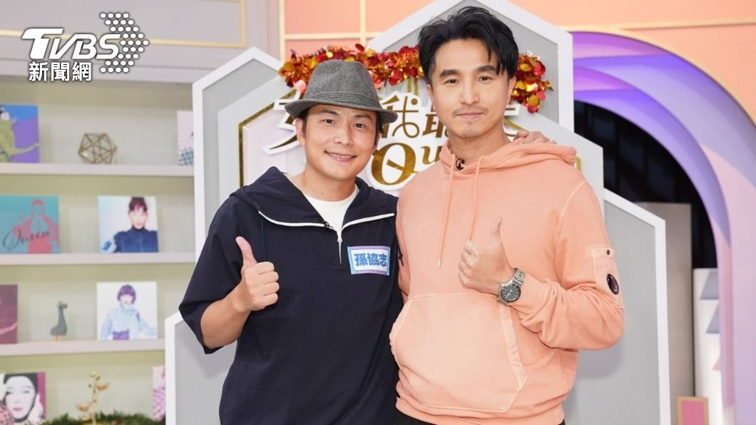 孫協志與王少偉是共同打拚過來的夥伴。(圖/TVBS)