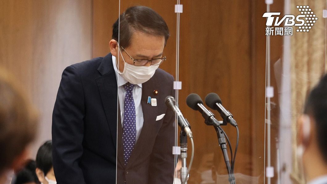 即將被撤換的法務大臣葉梨康弘。(圖/達志影像路透社)