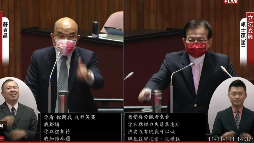 頻動怒因「權力失落焦慮症」?蘇揆:對我不客氣加倍奉還