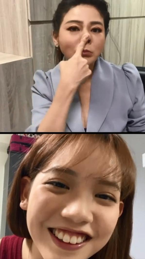 母女倆合體直播。（圖／三立提供）