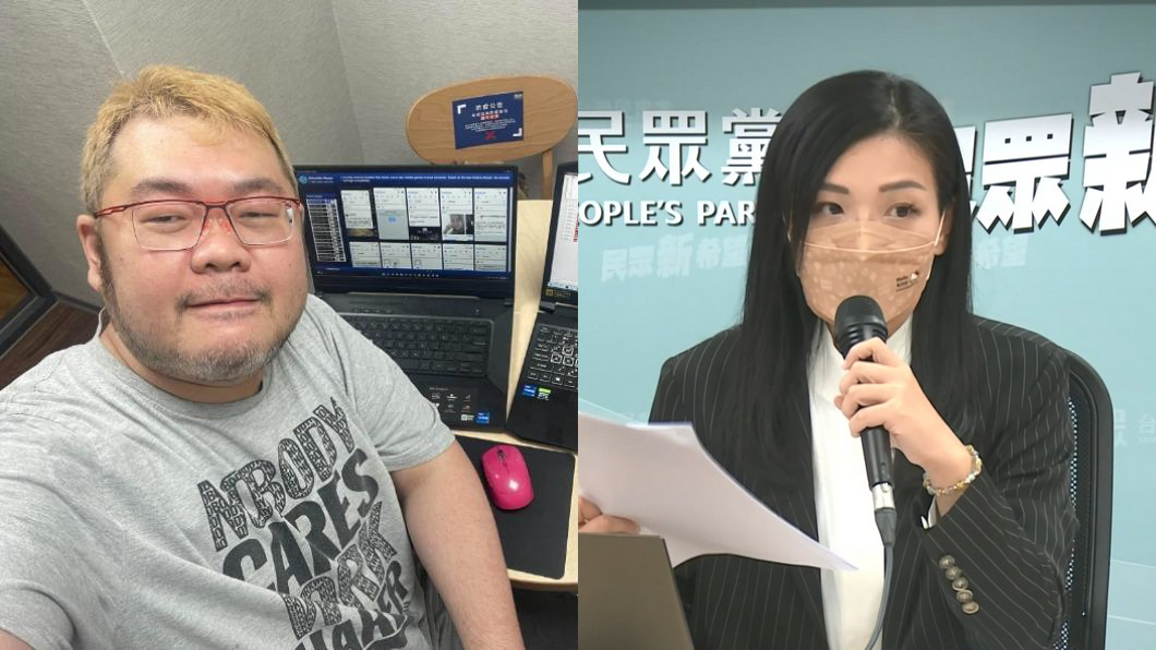 四叉貓頻頻把矛頭對準高虹安。（圖／翻攝自四叉貓臉書、TVBS資料畫面）