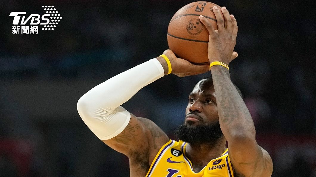 球星Lebron James。(圖/達志影像美聯社)