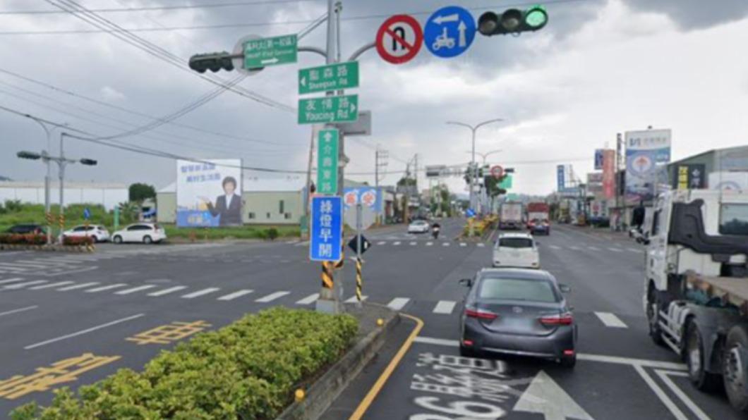 「綠燈早開」是為了方便車輛安全左轉。（圖／翻攝自Google Map）