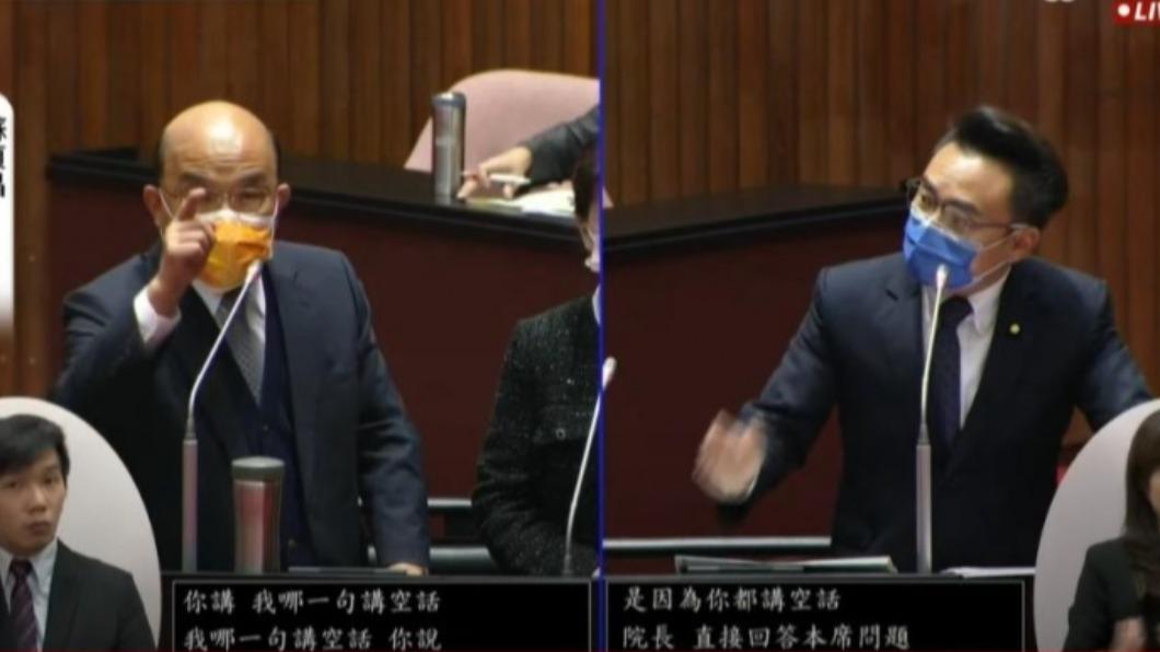 質詢被蘇揆嗆　洪孟楷轟：不是說聽不見第3次就可以拍桌