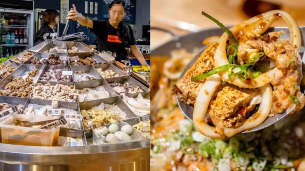 超下飯！高雄「麻辣燙」加湯變火鍋　巨大食材塔超浮誇