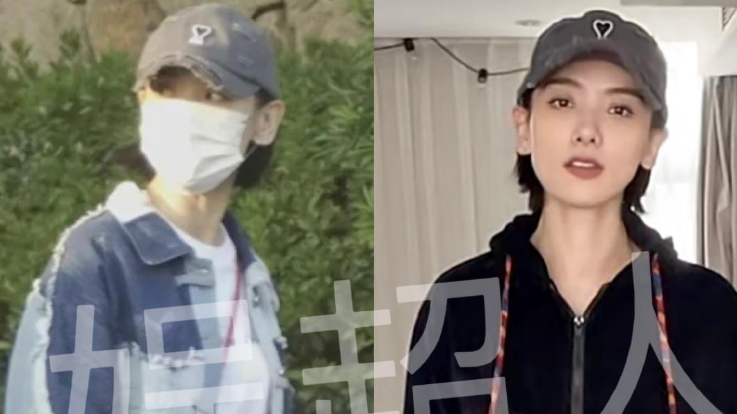 眼尖網友發現，照片中女子與李曉峰有非常多的相似之處。（圖／翻攝自「娛超人」微博）