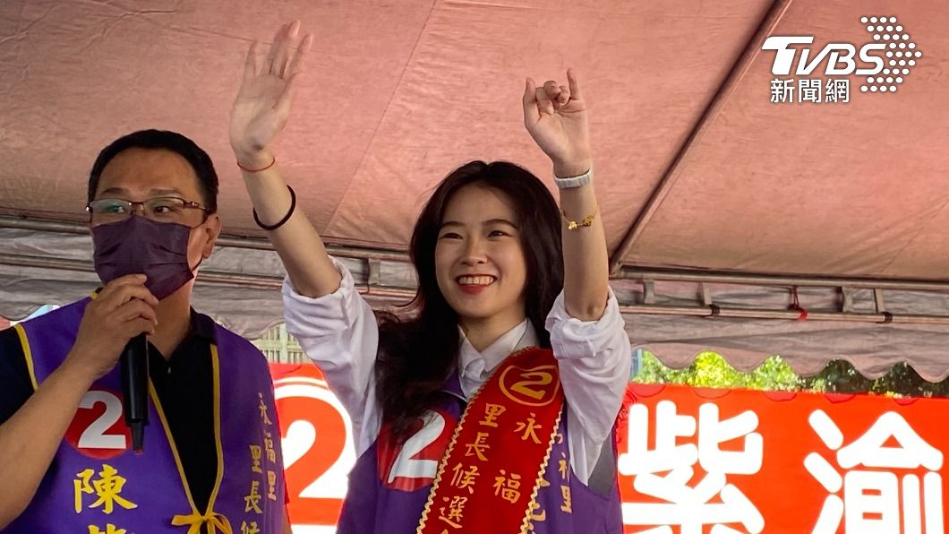 陳紫渝和粉絲們打招呼。(圖/周嘉茹攝)