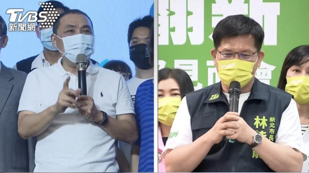 新北市長侯友宜、民進黨新北市長候選人林佳龍(圖/TVBS)