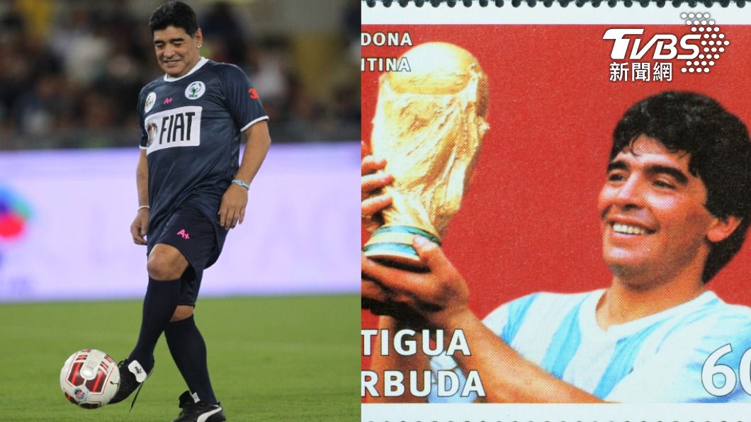 已故阿根廷球王Diego Maradona。（合成圖／shutterstock達志影像）