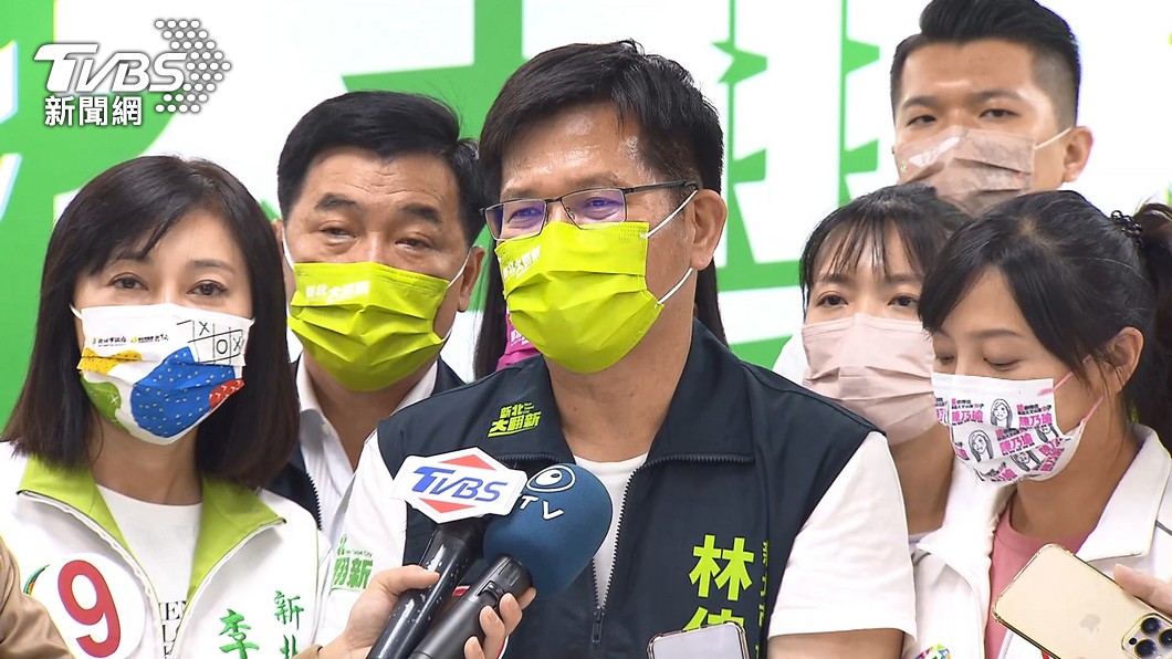 民進黨新北市長候選人林佳龍(圖/TVBS)