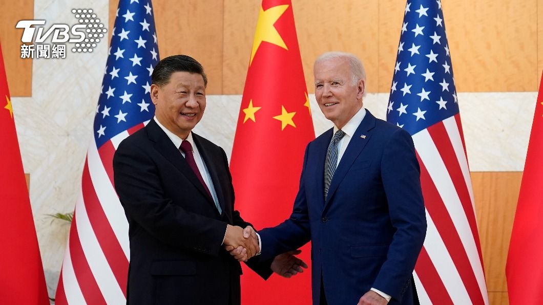 美國總統拜登（圖右）會面中國國家主席習近平（圖左）。（圖／達志影像美聯社）