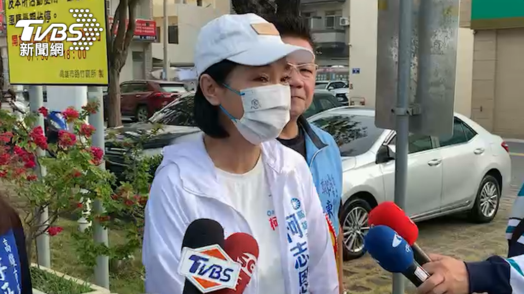 國民黨高雄市長候選人柯志恩。（圖／TVBS）